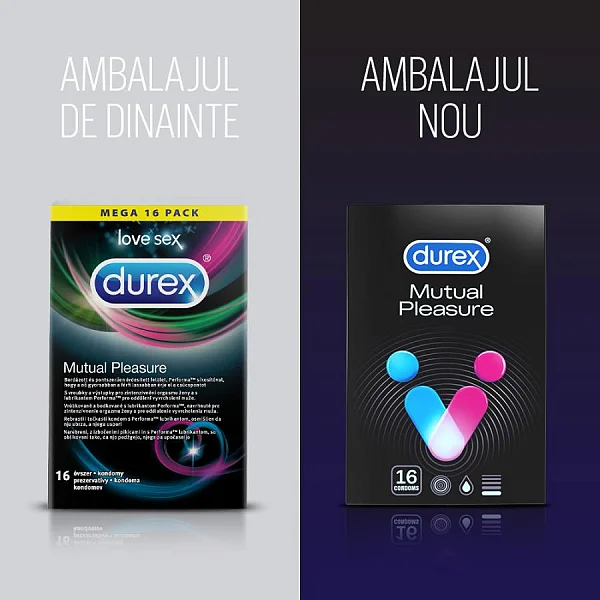 Prezervative Durex Mutual Pleasure 16 Bucati