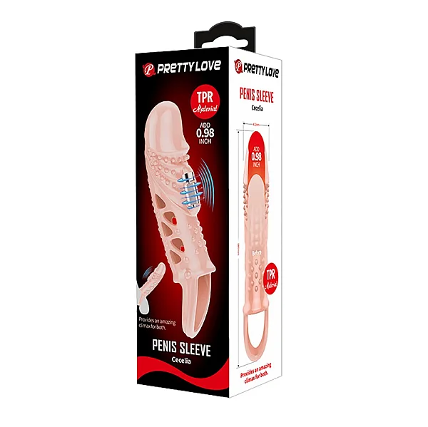 Pretty Love Penis Sleeve Cecilia Flesh