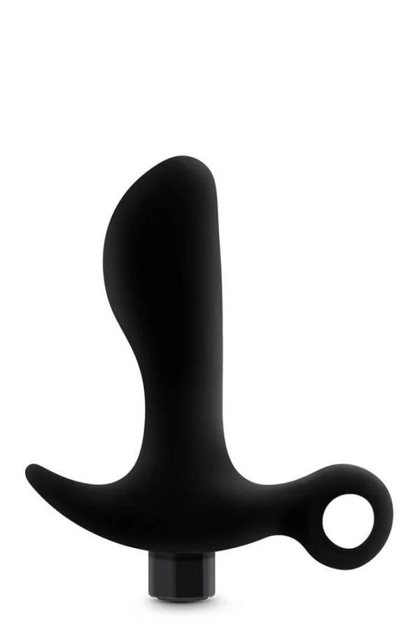 Vibrator Anal Adventures Prostate Massager 01, Negru, 10.5 Cm
