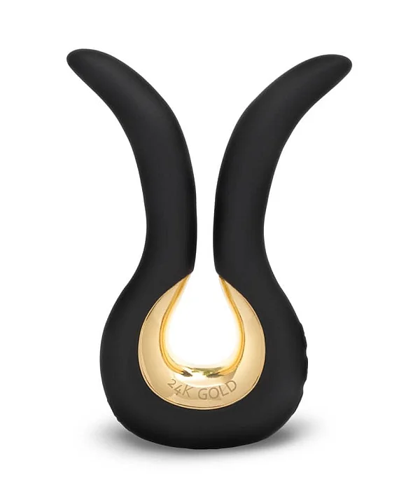 Vibrator Special Gvibe Mini Gold Edition, Negru Auriu