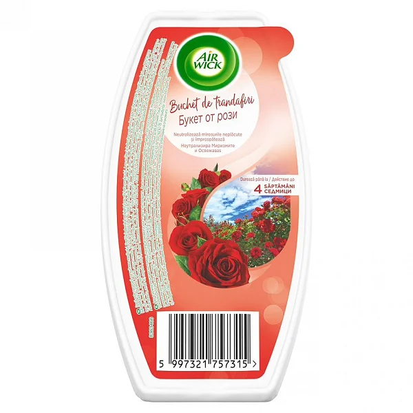 Odorizant De Camera Gel Air Wick Buchet De Trandafiri