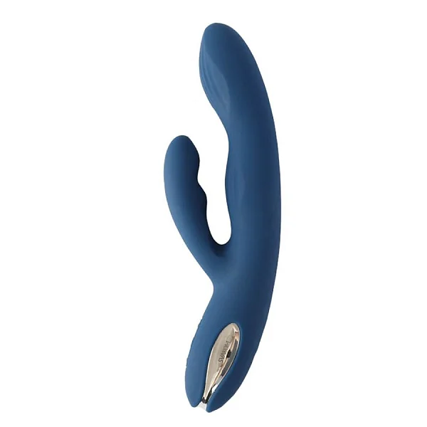 Vibrator Rabbit Aylin, Albastru, 21.5 Cm
