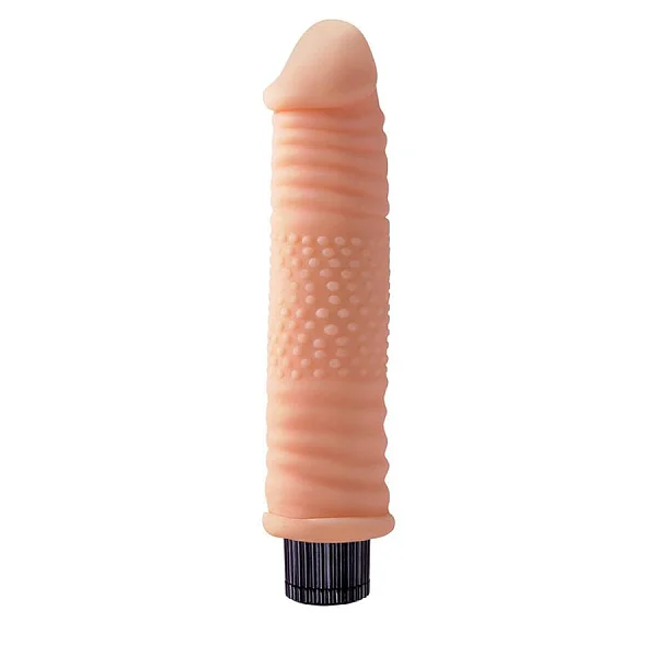 Vibrator Real Touch Xxx Vibrating Cock No.07, Natural, 19 Cm