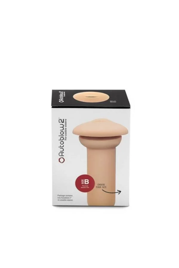 Manson Gura Pentru Masturbator Autoblow 2 Mouth Sleeve B, Bej