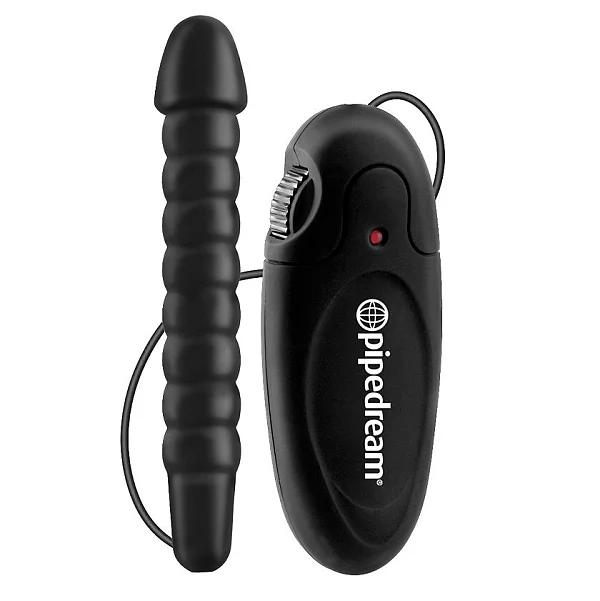 Dop Anal Vibrating Butt Buddy, Negru, 13 Cm