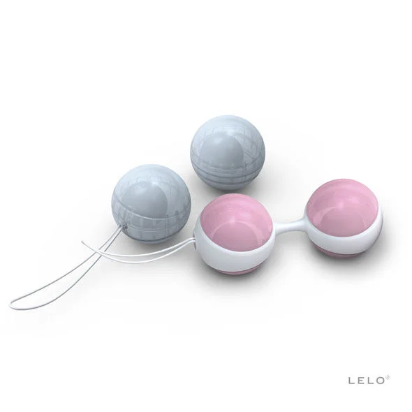 Bile Vaginale Kegel Lelo Luna, Roz/gri, 4 Buc.