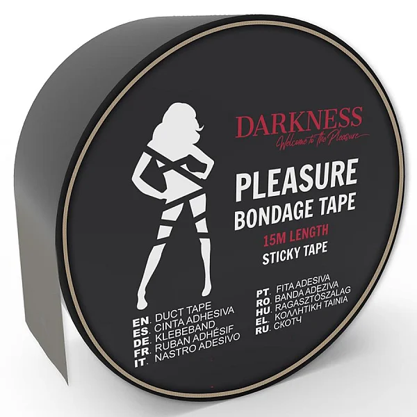 Banda Adeziva Darkness Bondage Neagra 15 M