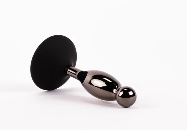 Dop Anal Cu Bijuterie Secret Shine Booty Call L Vi, Negru Metalic, 15 Cm