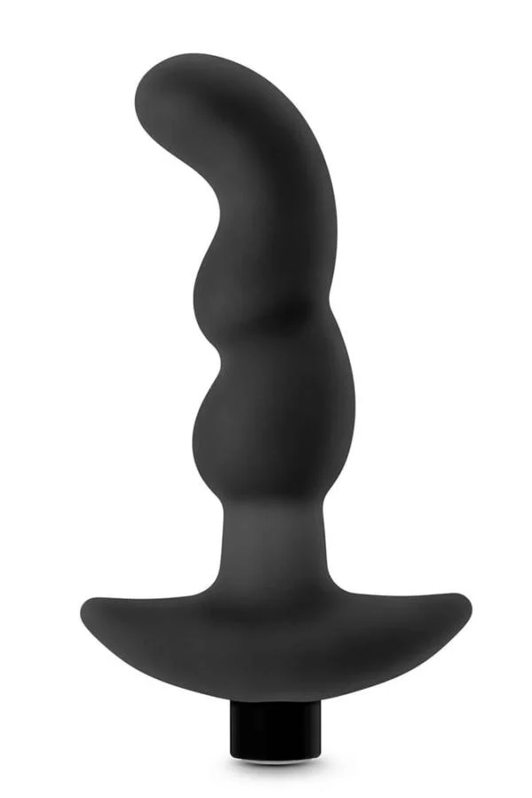 Vibrator Anal Adventures Prostate Massager 03, Negru, 13 Cm