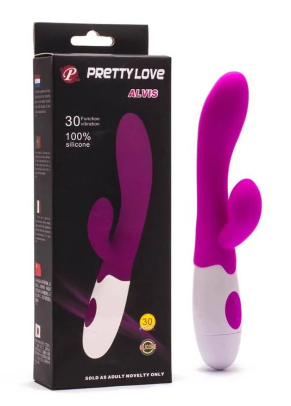Vibrator Rabbit Alvis, Violet, 21 Cm