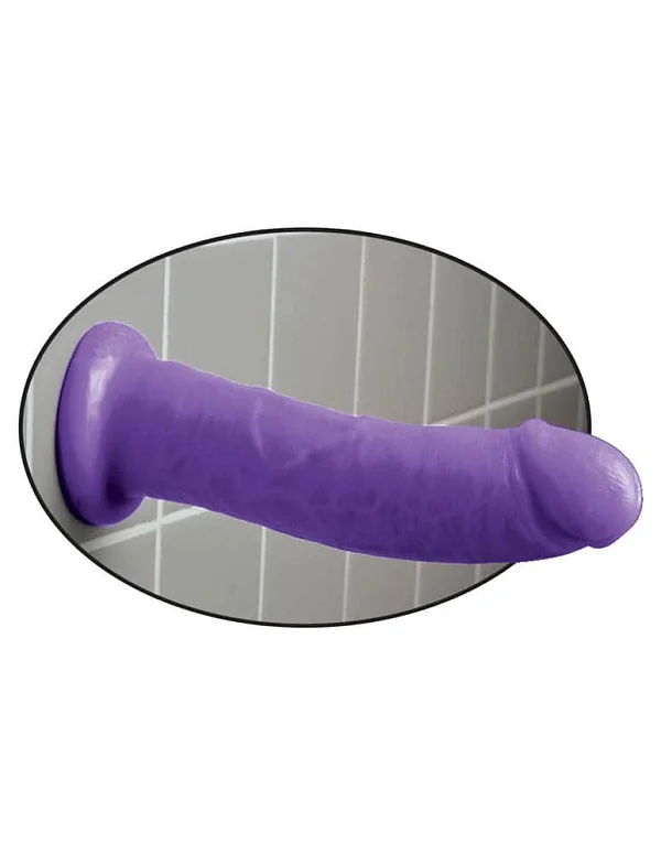 Dildo Clasic Cu Ventuza Dillio, Mov, 20 Cm