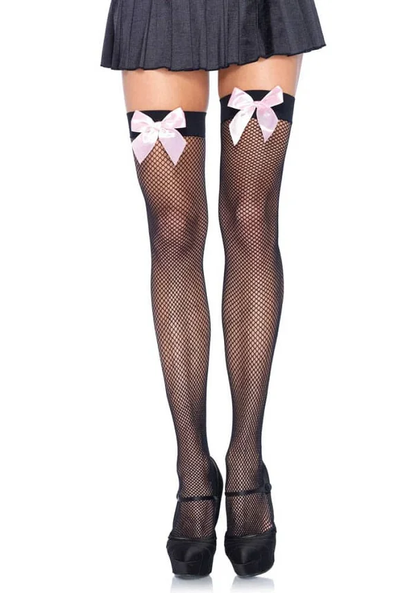 Ciorapi Sexy Tip Plasa Cu Fundita, Negru, Marime Universala