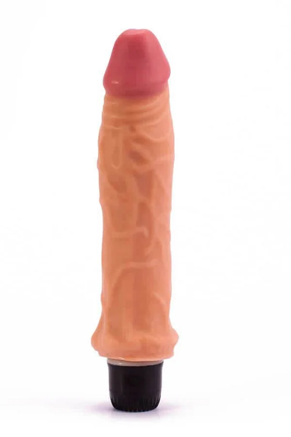 Vibrator Real Feel Cyberskin, Natural, 20,3 Cm