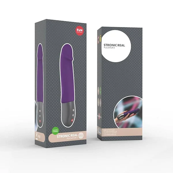 Vibrator Special Stronic Real Pulsator Ii, Violet, 20 Cm