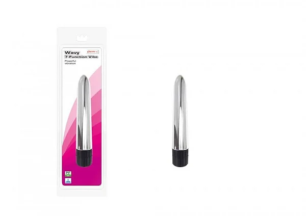 Vibrator Clasic New Impulse Vibrator, Argintiu, 11 Cm