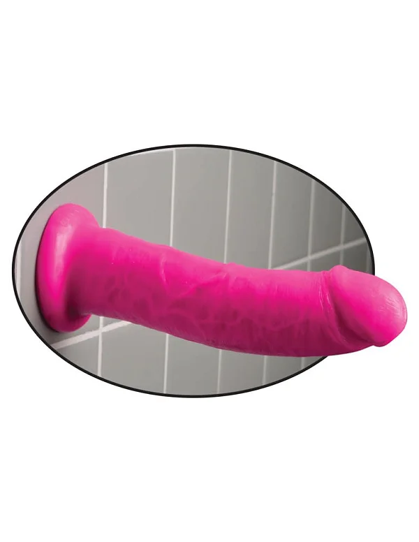 Dildo Clasic Cu Ventuza Dillio, Roz, 20 Cm