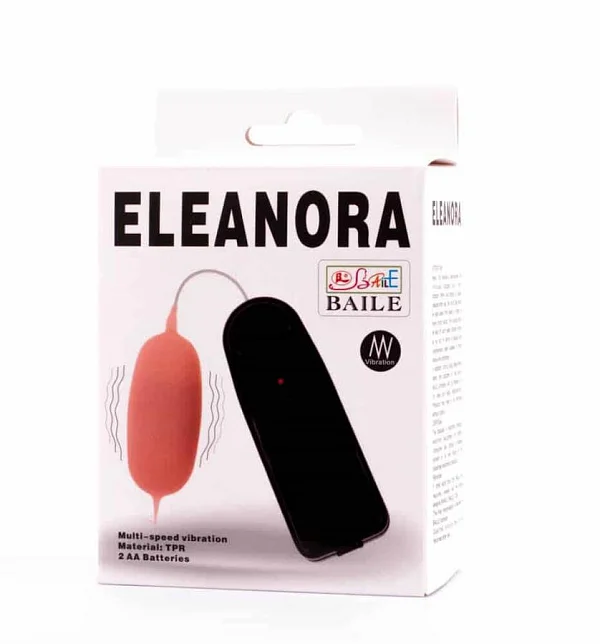 Ou Vibrator Realskin Eleanora, Negru