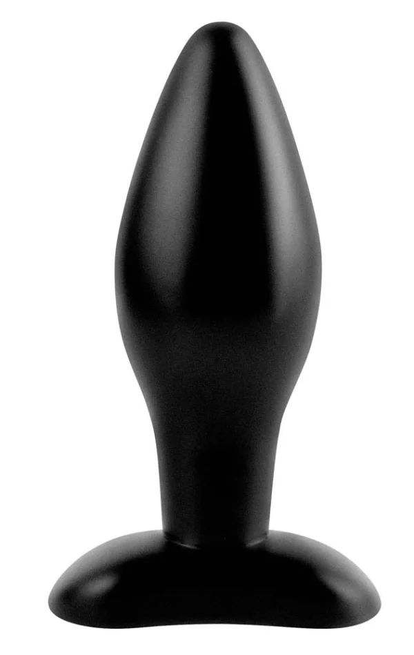 Dop Anal Medium Silicone Plug, Negru