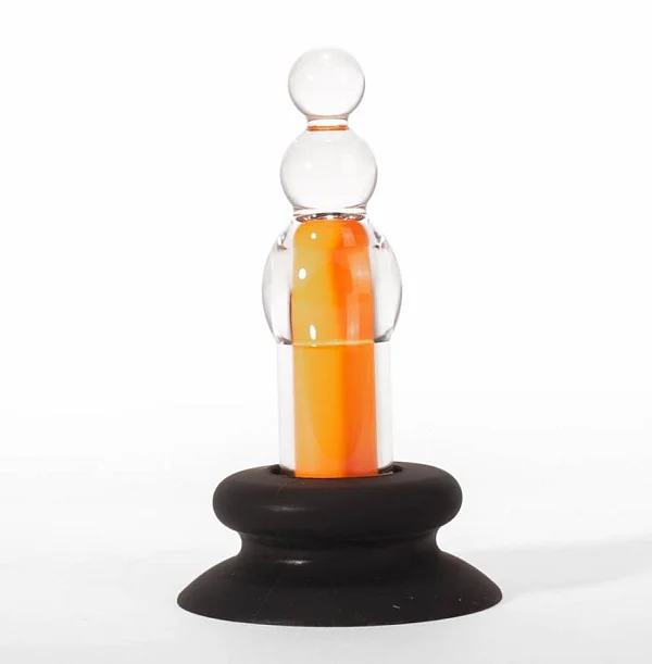 Dop Anal Cu Vibratii, Transparent, 12 Cm
