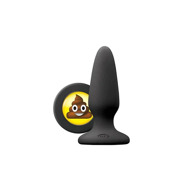 Dop Anal Mojis Sht Medium Negru, 8.5 Cm