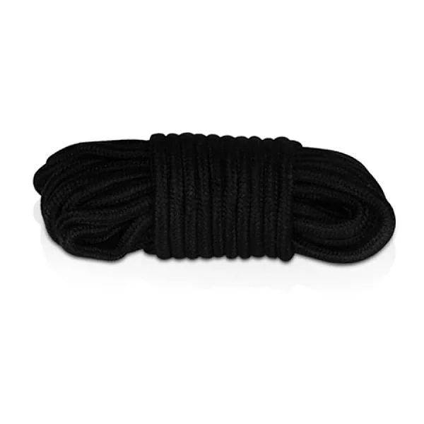 Franghie Fetish Bondage Rope, Negru, 10 M