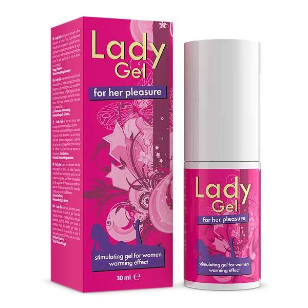 Gel Stimulant Cu Efect Incalzire Pentru Femei Lady Gel, 30 Ml