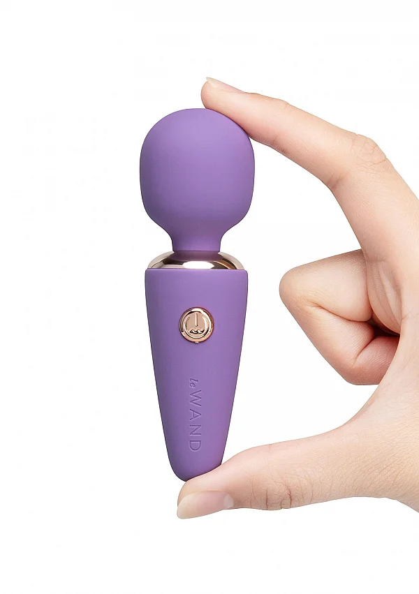 Vibrator Le Wand Mini Micro Violet Reincarcabil