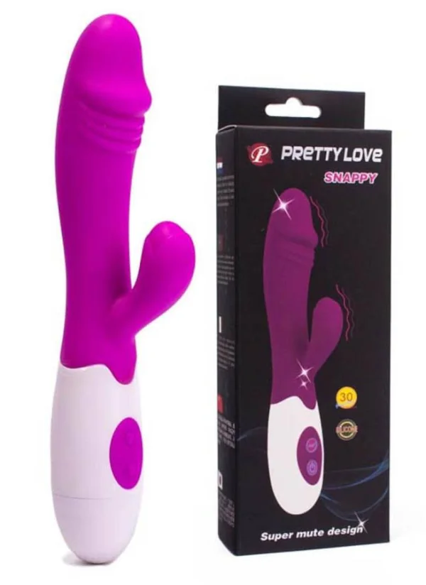Vibrator Rabbit Snappy ,violet, 19.5 Cm