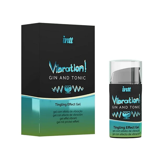 Gel Stimulant Cu Aroma Gin Tonic Vibration, 15 Ml