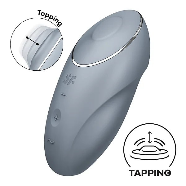 Vibrator Clitoridian Tap & Climax 1, Gri