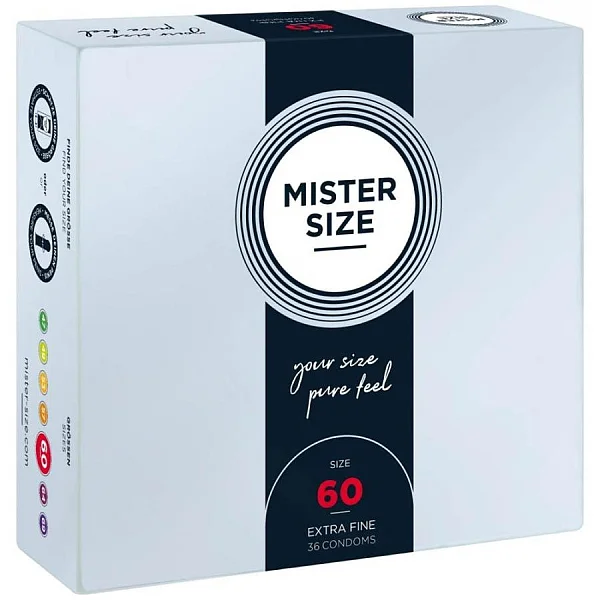 Mister Size 60 Mm Condoms 36 Pieces