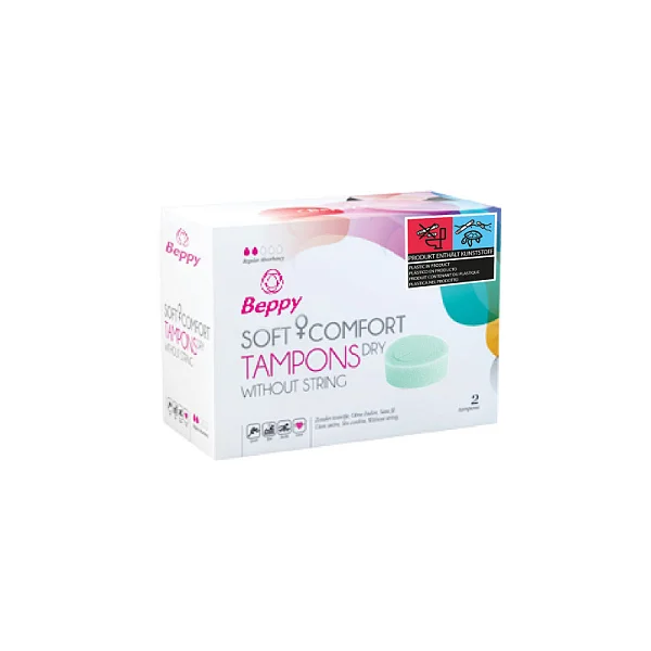 Tampoane Soft Comfort Umede Beppy, 2 Bucati Turcoaz