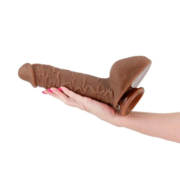 Dildo Ultra Realistic Shane Diesel Dual Density, Brun, 27 Cm