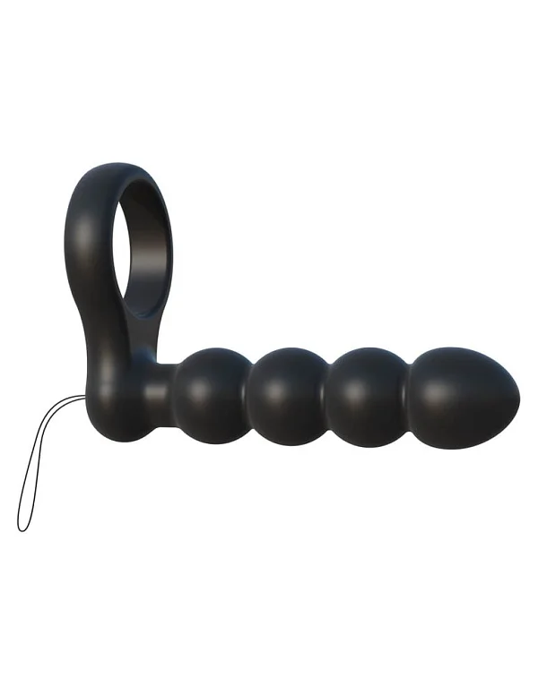 Vibrator Cu Inel Penis Si Telecomanda Fantasy Double Penetrator
