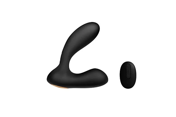 Vibrator Anal Vick, Negru, 10 Cm