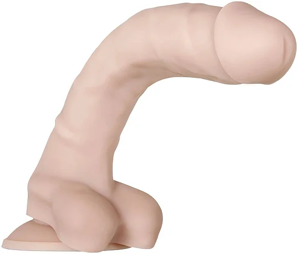 Dildo Clasic Real Supple Poseable, Natural, 26.5 Cm