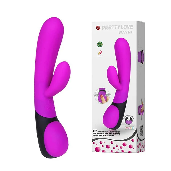 Vibrator Rabbit Wayne, Violet, 21 Cm
