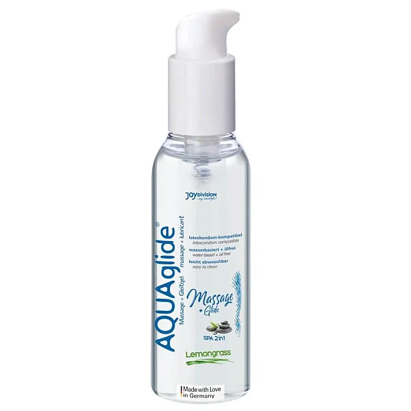 Gel Masaj/lubrifiant Aquaglide Lemongrass, 200 Ml