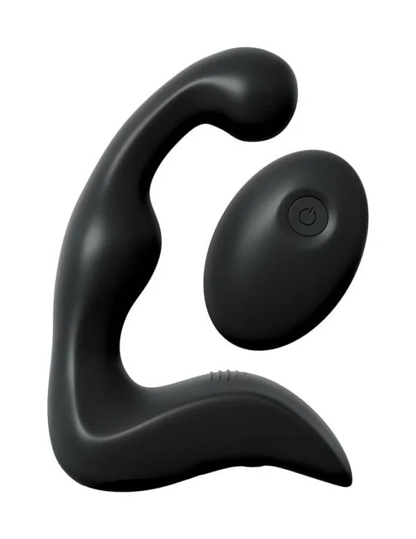 Vibrator Anal Remote Control P-spot Pro, Negru, 14 Cm