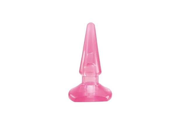 Dop Anal Slim Butt Plug, Roz, 8.5 Cm