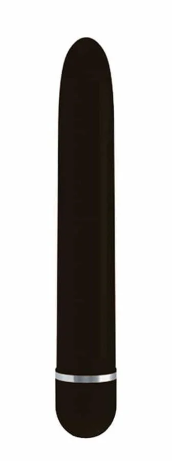 Vibrator Rose Luxuriate, Negru, 17.5 Cm