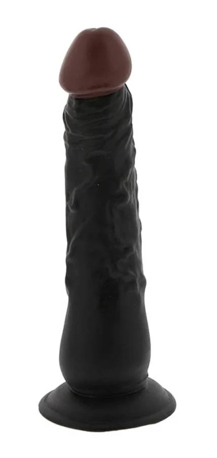Dildo Clasic Personalities Dolie, Negru, 20.3 Cm