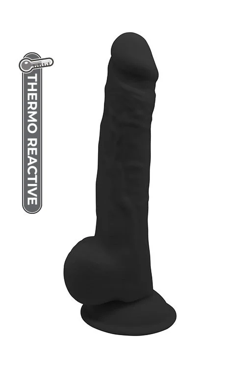 Dildo Realistic Dream Toys, Negru, 24 Cm