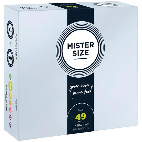 Mister Size 49 Mm Condoms 36 Pieces