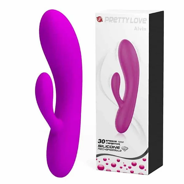 Vibrator Rabbit Alvin, Violet, 17 Cm