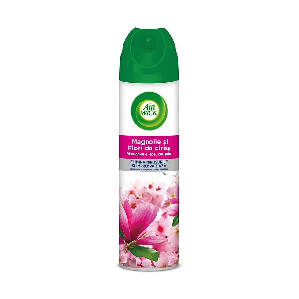Odorizant De Camera Spray Air Wick, Magnolie & Flori De Cires, 300ml
