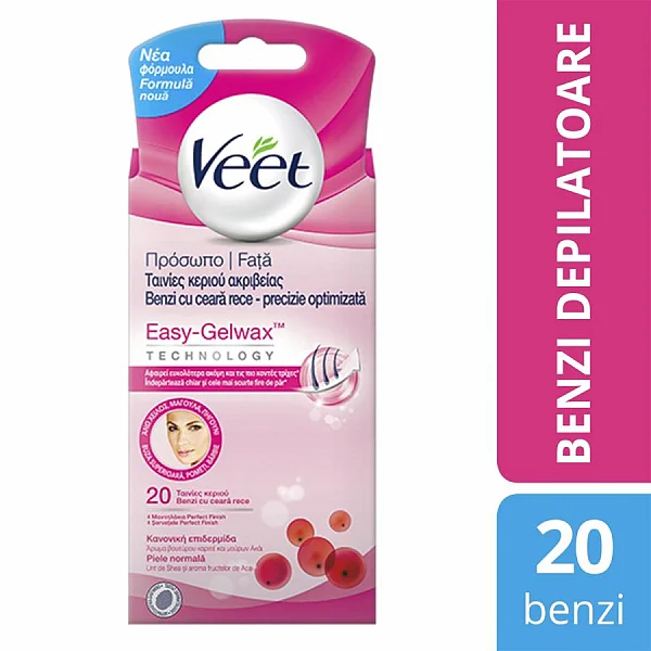 Benzi De Ceara Rece Veet Pentru Fata, 20 Benzi