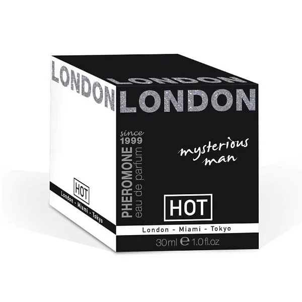 Parfum Cu Feromoni Masculini London Mysterious Man, 30 Ml