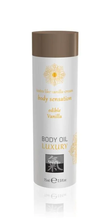 Ulei De Corp Luxuriant Comestibil - Vanilie, 75 Ml