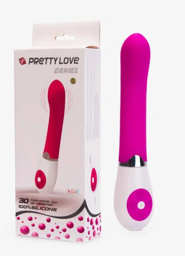 Vibrator Cu Control Vocal Daniel, Roz, 19.5 Cm